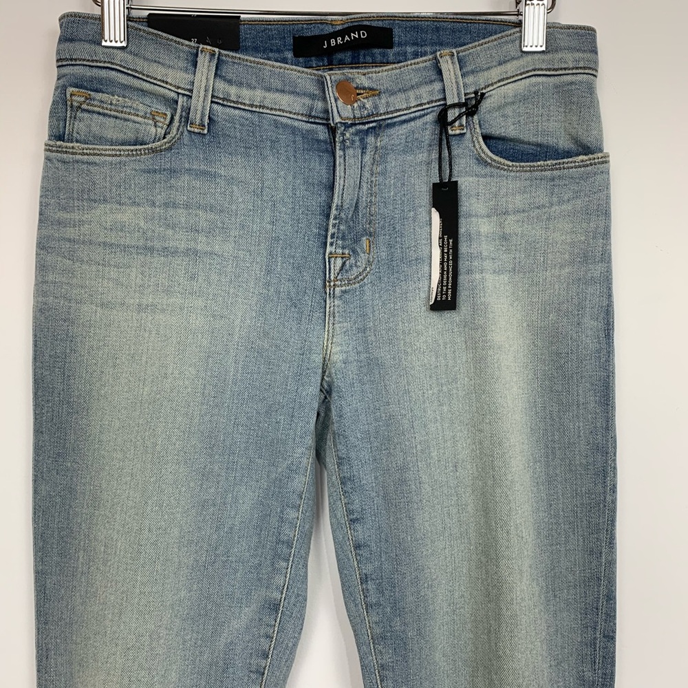 NWT J Brand Destroyed Mid Rise Capri Skinny Jean - Picture 4 of 5